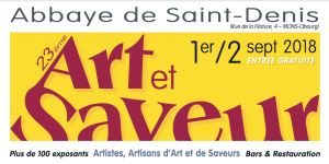 ART et SAVEUR - ABBAYE de SAINT DENIS à MONS - 1er et 2 septembre 2018