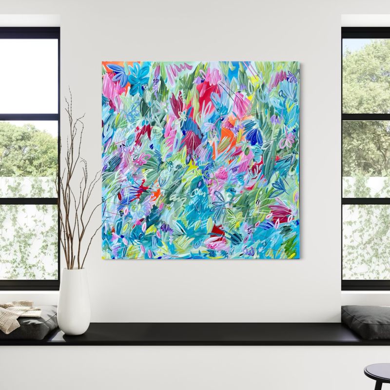 LET’S MOVE<br />120x120 cm